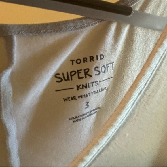 Torrid White Tank 3X EUC - Picture 3 of 3